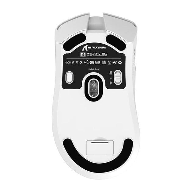 Компьютерная мышка игровая Attack Shark R1 PAW3311 18000 dpi White (0192) - фото 3
