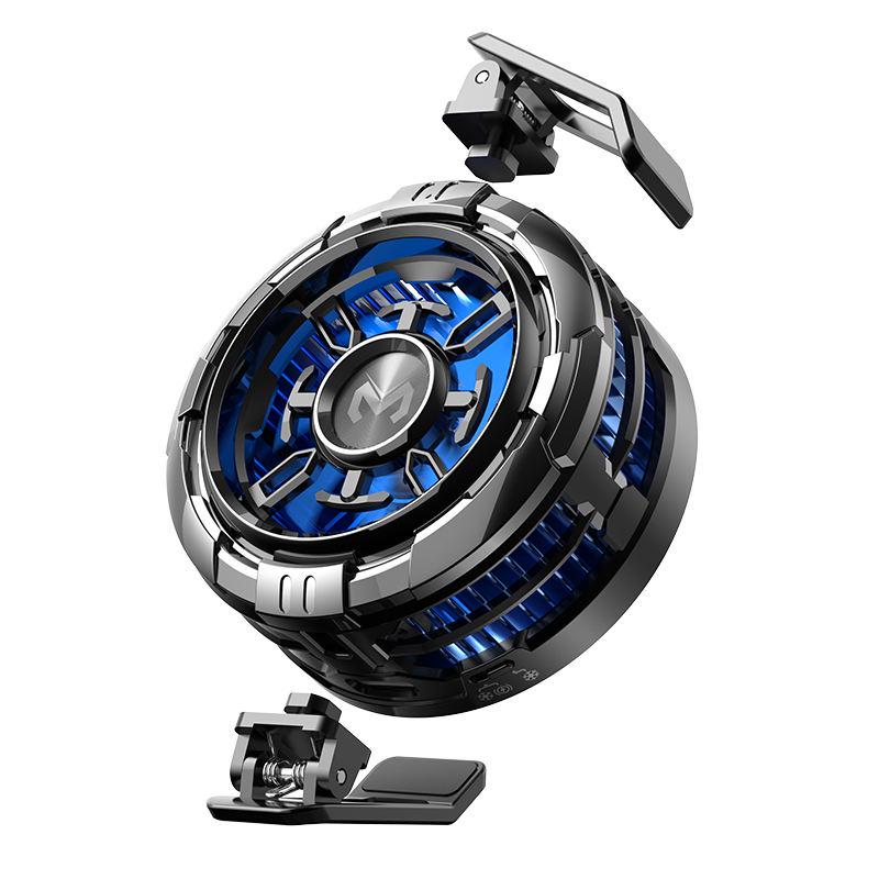 Кулер активное охлаждение для телефона/планшета Memo CX08 Wireless Charge с беспроводной зарядкой Blue (18516)