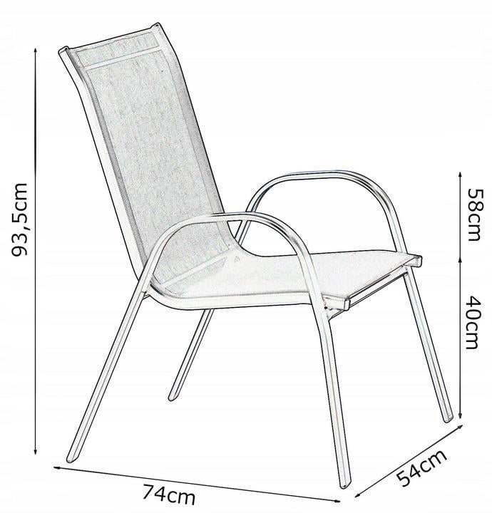 Набор садовой мебели Majorka DUO-4 Black - фото 5