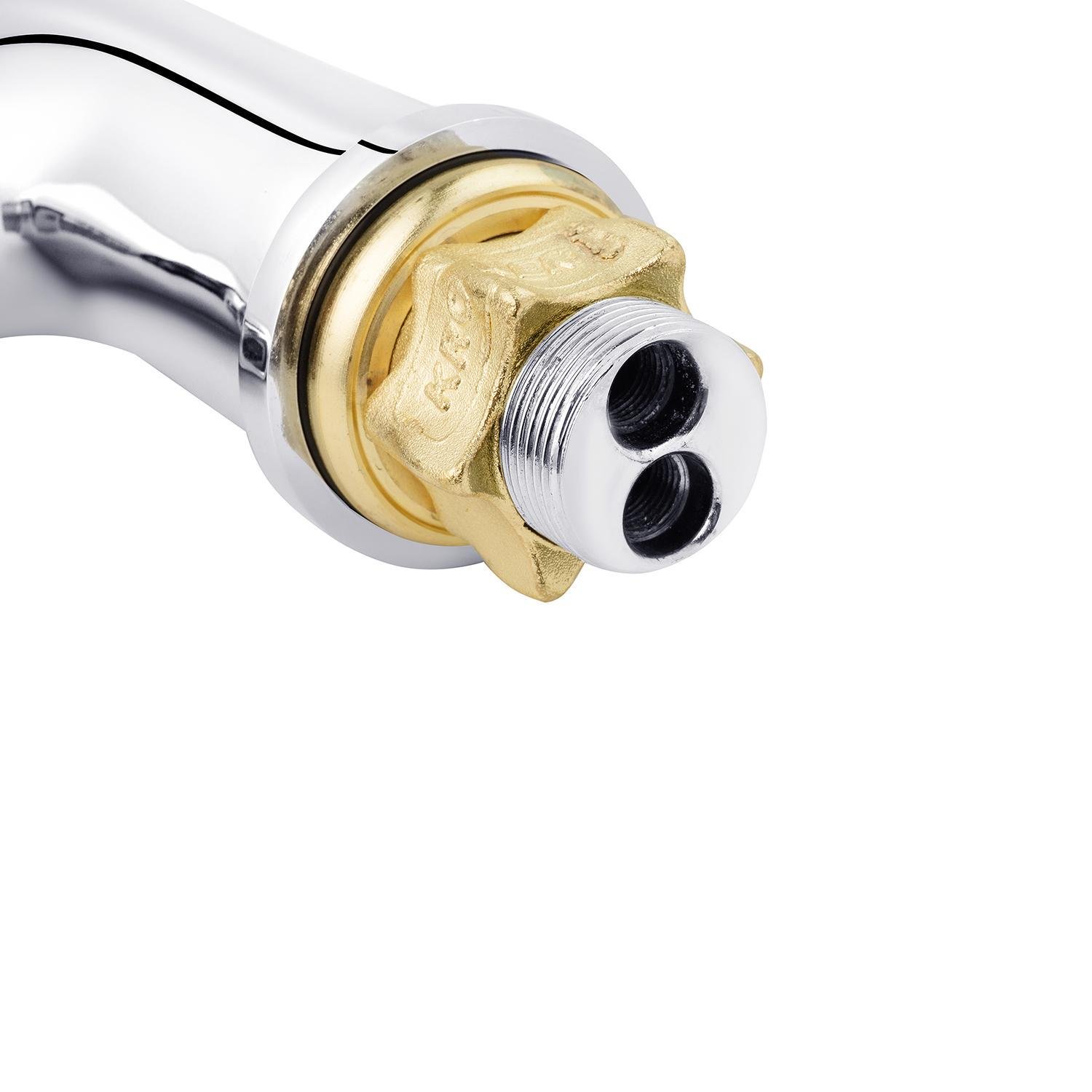 Смеситель для раковины Kroner KRM Elbe с гигиеническим душем (C015) - фото 5