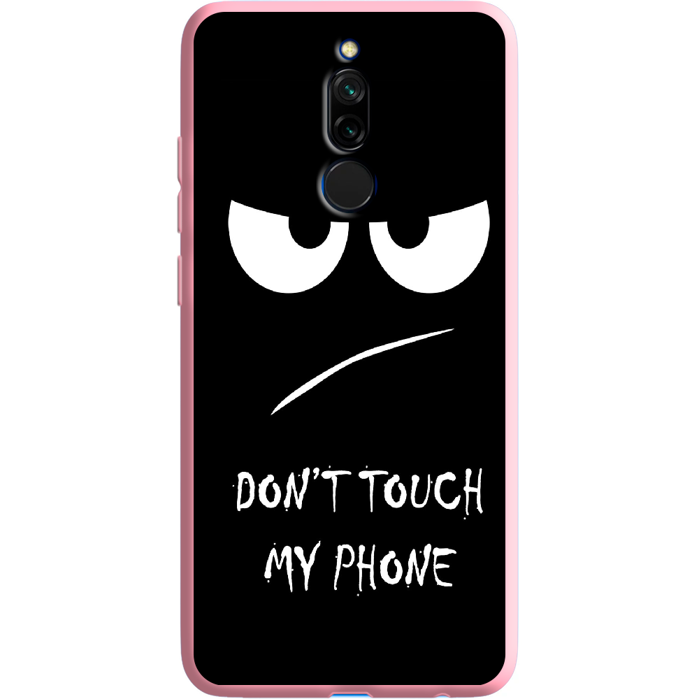 Чехол Boxface Xiaomi Redmi 8 Don't Touch my Phone Розовый силикон (38411-up535-38676)