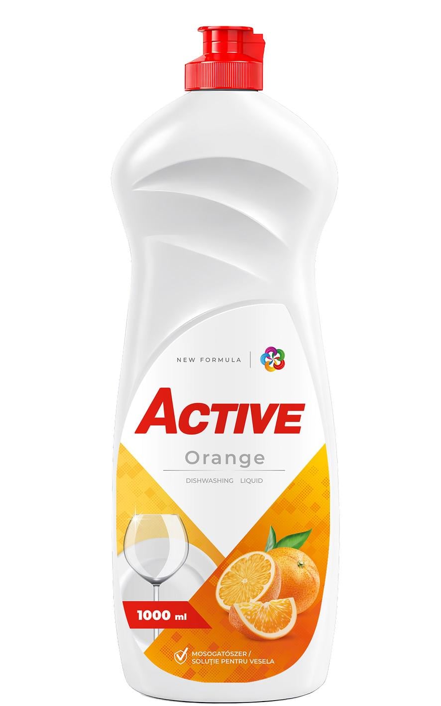 Гель для мытья посуды Active Апельсин 1 л (hx-47288)
