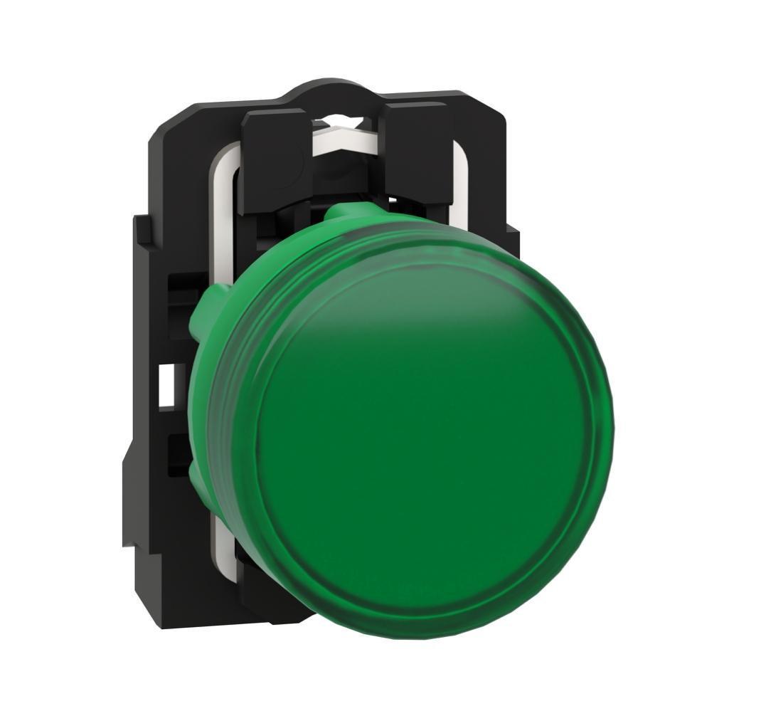 ЛампаСветосигнальная LED Schneider Electric 22 мм 230В AC XB5 Зеленый (00000059881)