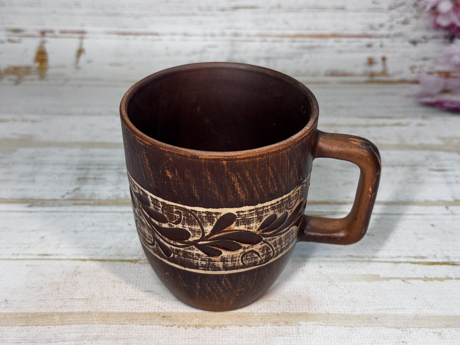 Чашка глиняная Ангоб 300 мл (1032540668) - фото 3