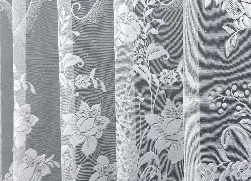 Тюль в гостиную жаккард с принтом 2,8 м Белый (1606т) - фото 7 Тюль в гостиную жаккард с принтом 2,8 м Белый (1606т) - фото 7