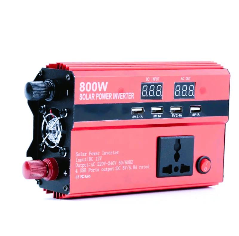 Инвертор-преобразователь напряжения 800 W 4 USB порта 1 розетка 220 V - фото 3 Инвертор-преобразователь напряжения 800 W 4 USB порта 1 розетка 220 V - фото 3