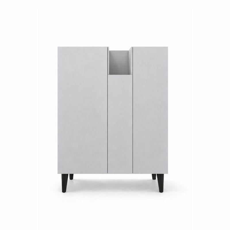 Комод с дверцей и центральным выдвижным модулем (RM2F1K800LGLG)