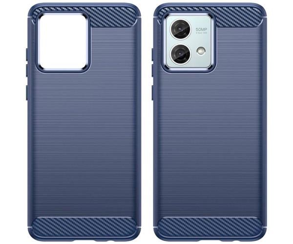 Чохол накладка Polished Carbon для Motorola Moto G84 Синій - фото 1