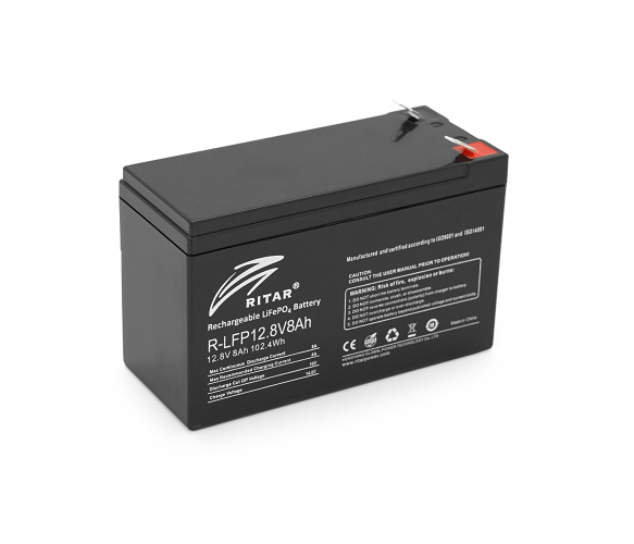 Аккумуляторная батарея Ritar LiFePO4 12,8V 8 Ah BMS4A 4S (38097)