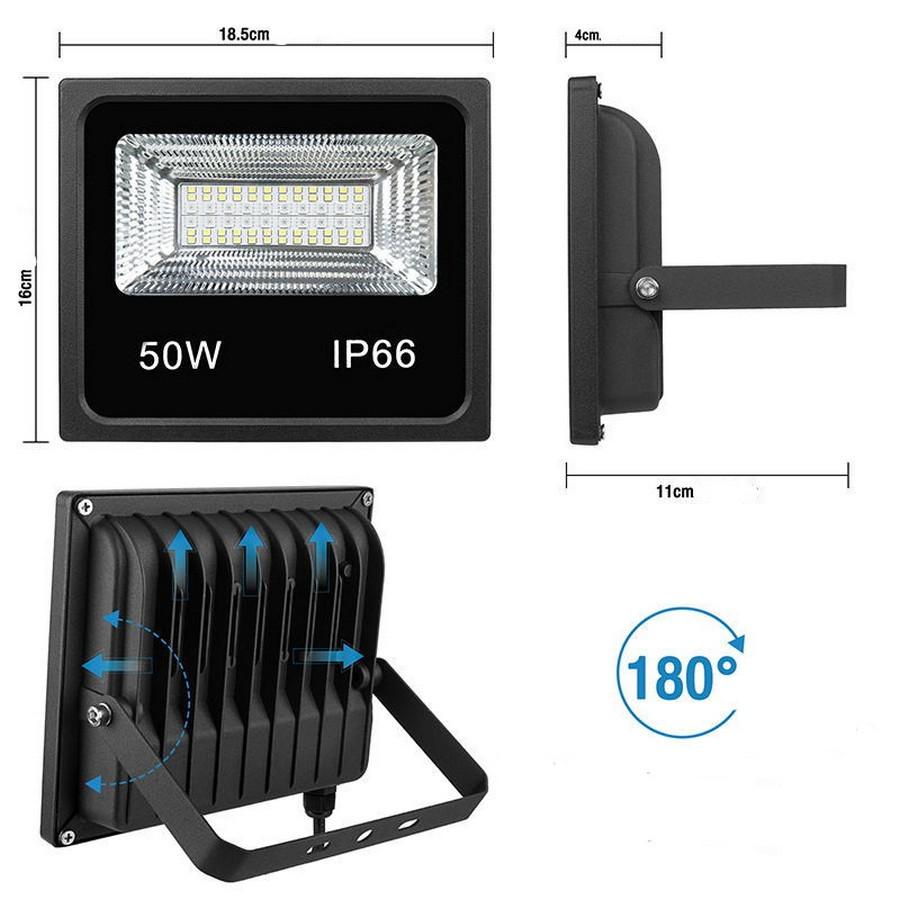 Уличный прожектор SMART LED 50 W Bluetooth IP66 с приложением на 20 режимов (ca1bbe5b) - фото 2