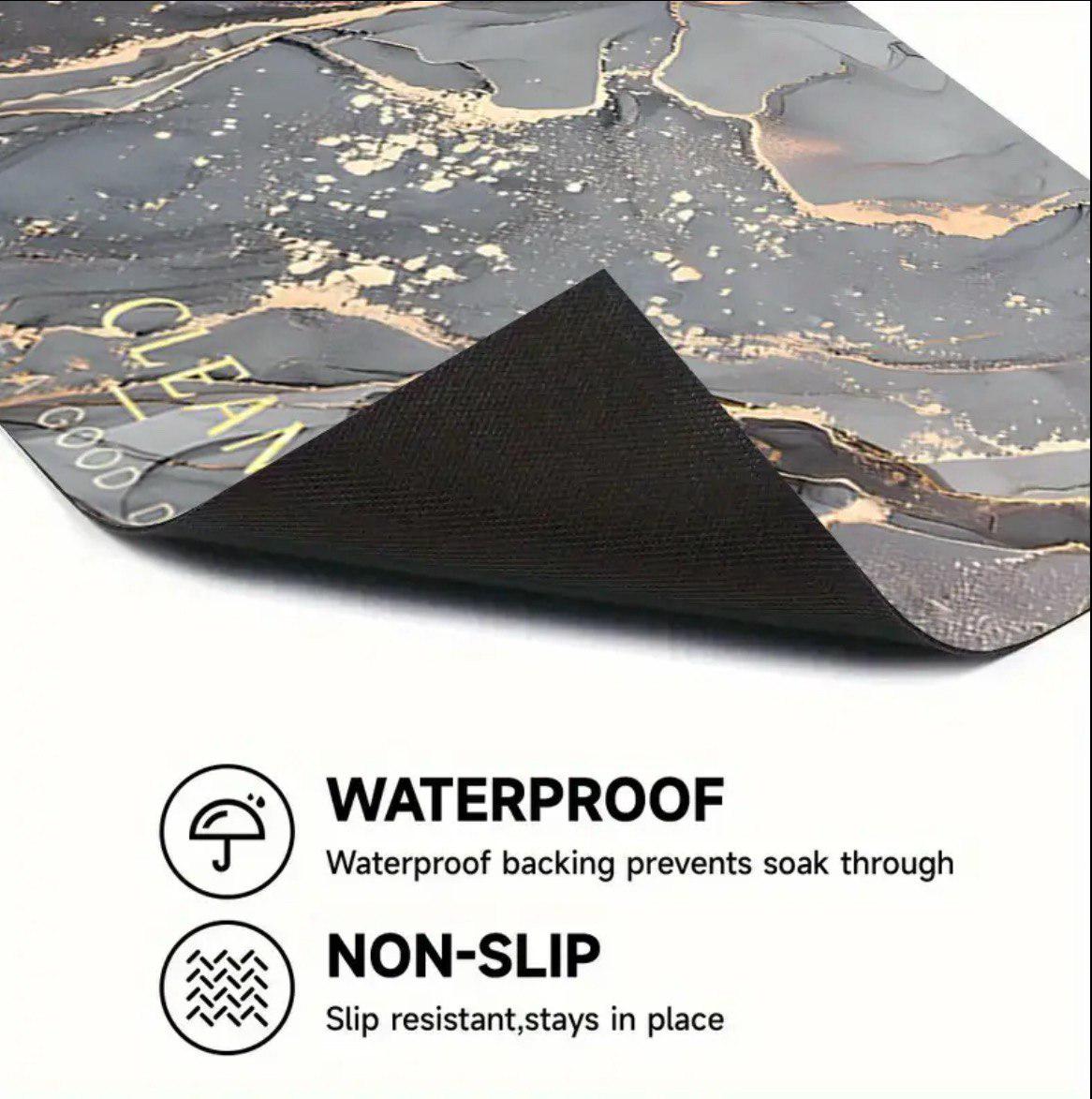 Коврик антискользящий Marmur диатомитовый 60х40 см Серый (KD012Marmur6040) - фото 3 Коврик антискользящий Marmur диатомитовый 60х40 см Серый (KD012Marmur6040) - фото 3