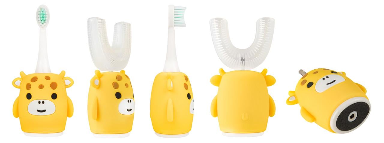 Электрическая зубная щетка детская AHealth KIDS SONIC SMILE 2 Yellow - фото 3