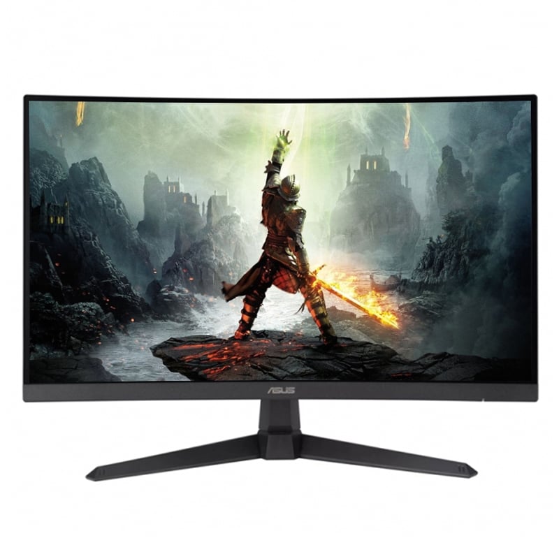 Монитор Asus VG27VQM1B TUF Gaming изогнутый безрамочный VA 1920x1080 Full HD 27"/4W (26202751)