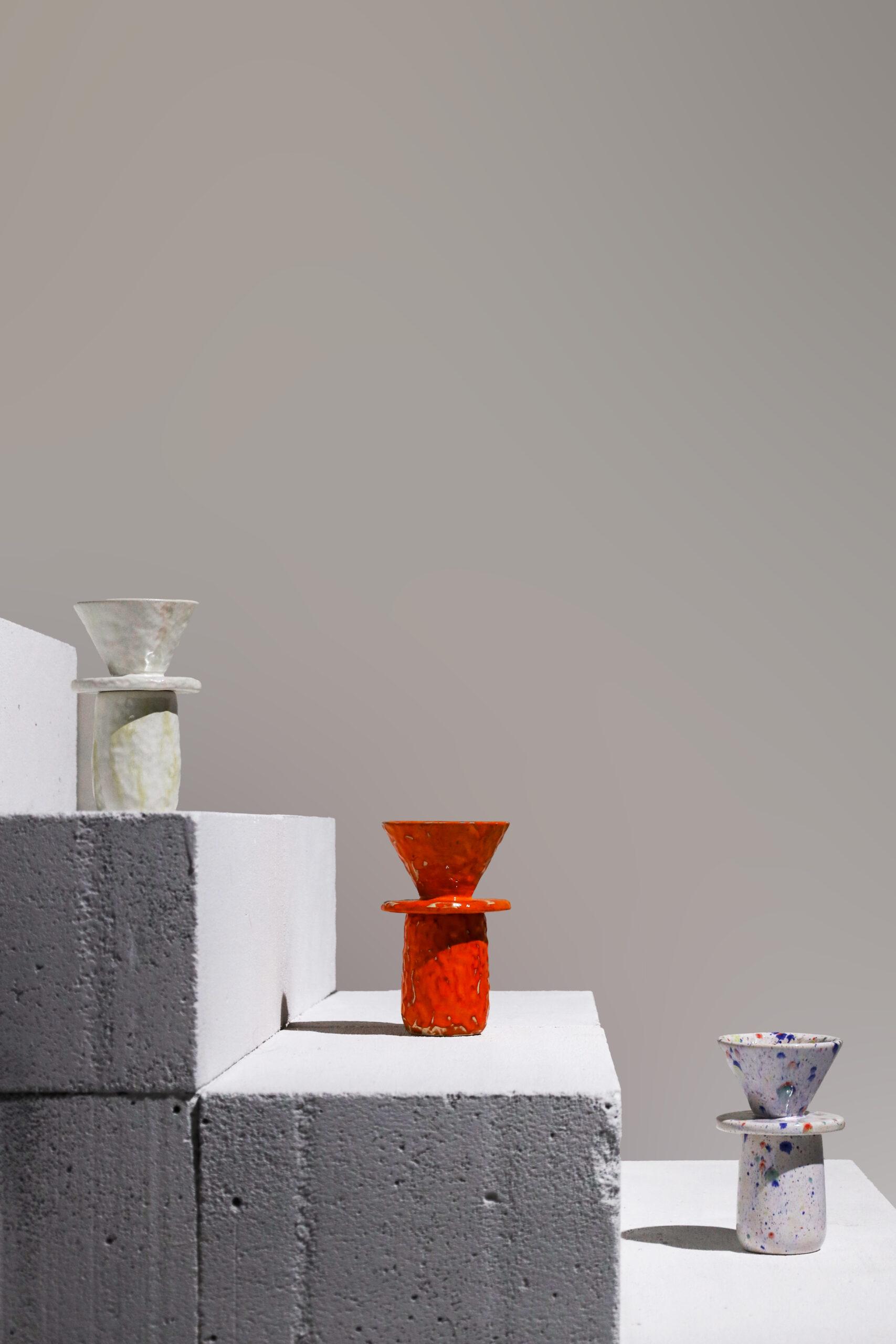 Набор кофейный Жемчужина пуровер/воронка V60/чашка ручной работы (POV-006) - фото 3