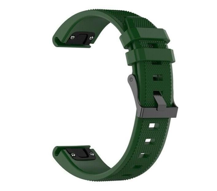Силиконовый ремешок Primo для часов Garmin Fenix 3/3HR/Fenix 5X/6X Army Green (1014946405)