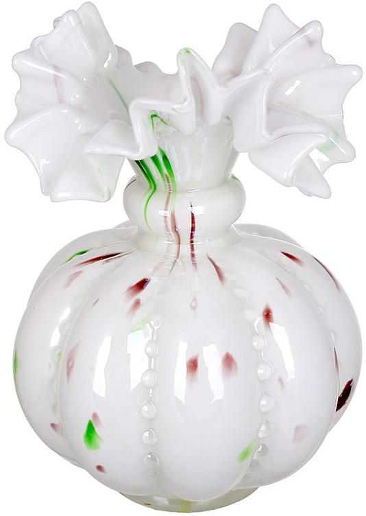 Ваза стеклянная Roselle 12х16,5 см Розовый