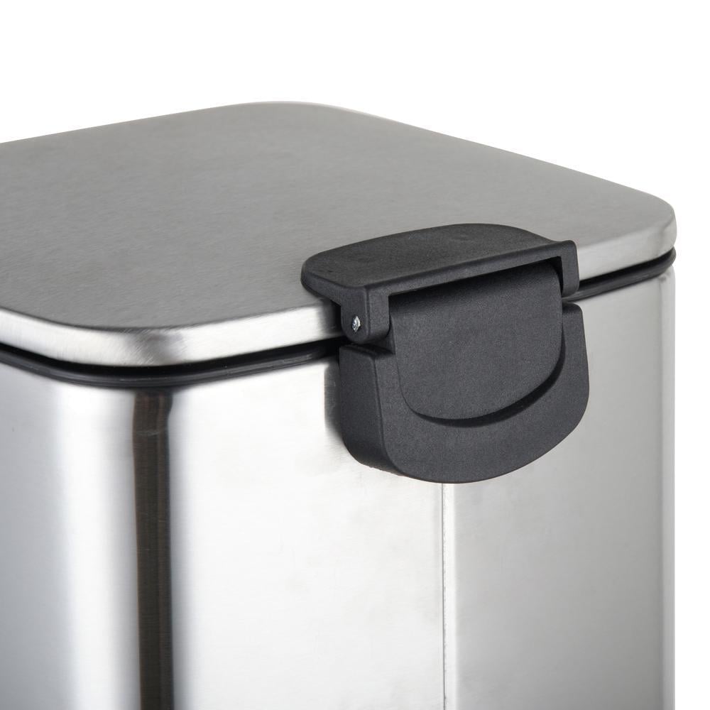 Ведро для мусора Zerix Kubix-TC0108 прямоугольное 8 л Нержавеющая сталь (ZX5891) - фото 3 Ведро для мусора Zerix Kubix-TC0108 прямоугольное 8 л Нержавеющая сталь (ZX5891) - фото 3