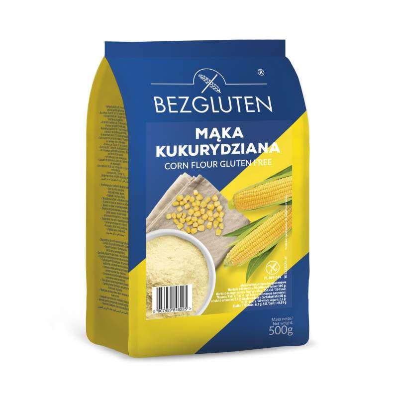 Мука без глютена Bezgluten кукурузная 500 г