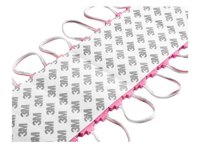 Модуль світлодіодний LEDUA 2835-3smd 12V IP65 1,5 Вт з лінзою Рожевий (2793) - фото 3 Модуль світлодіодний LEDUA 2835-3smd 12V IP65 1,5 Вт з лінзою Рожевий (2793) - фото 3