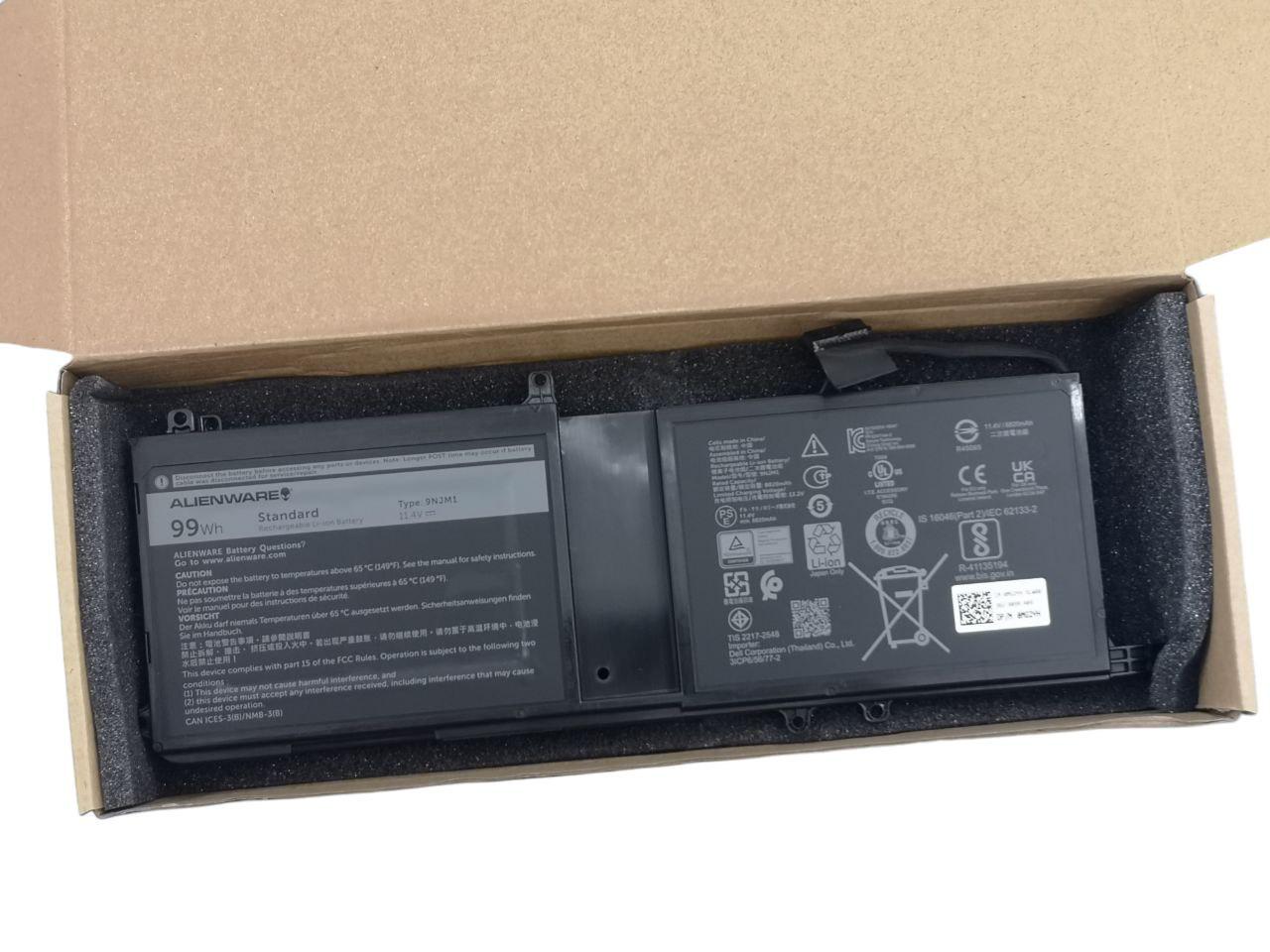 Акумулятор для Dell Alienware 15 R3/R4 7 R4/R5 P69F/P31E/9NJM1/44T2R 8333 mAh 99Wh (22623998)