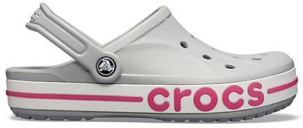 Сабо Crocs Bayaband Clog M5W7 р. 37 24 см Light Grey/Candy Pink (205089-W) - фото 6