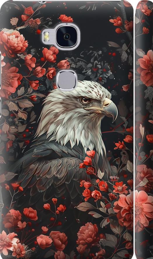 Чохол на Huawei Honor 5X Квітковий вартовий (6102m-176-42517)