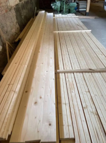 Доска для пола деревянная ель 125х35х3000 мм - фото 3