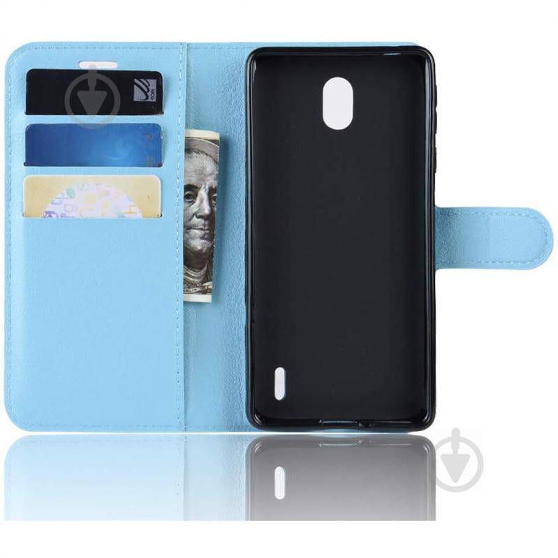 Чехол-книжка Litchie Wallet для Nokia 1 Plus Голубой (hub_JiqV41533) - фото 3