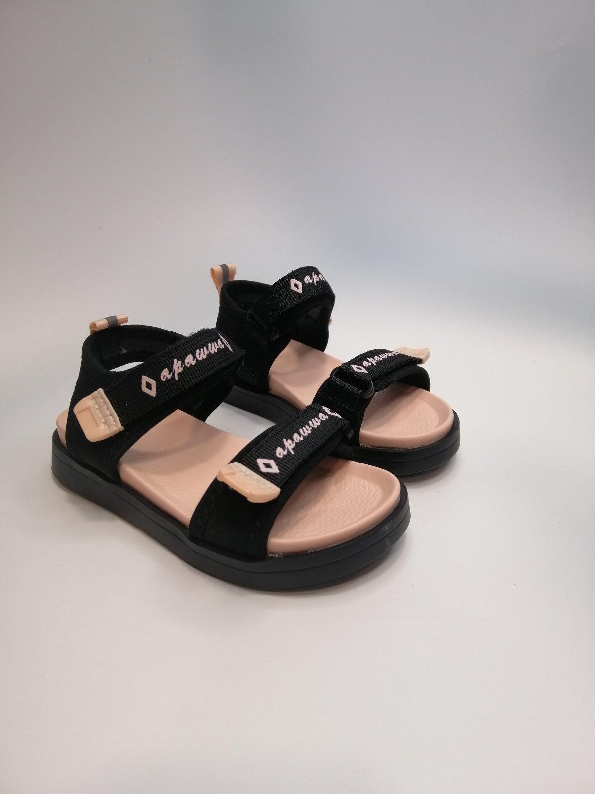 Босоножки для девочки Apawwa р. 31 18 см Черный (351-1)