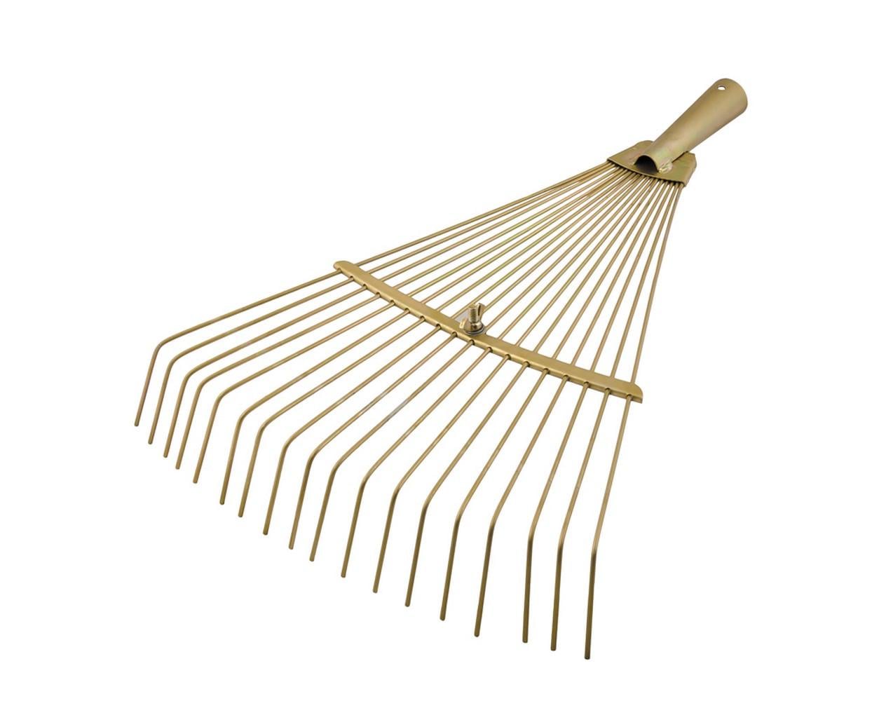 Грабли веерные раздвижные оцинкованные MasterTool 18 спиц 500х390 мм (мт14-6230)