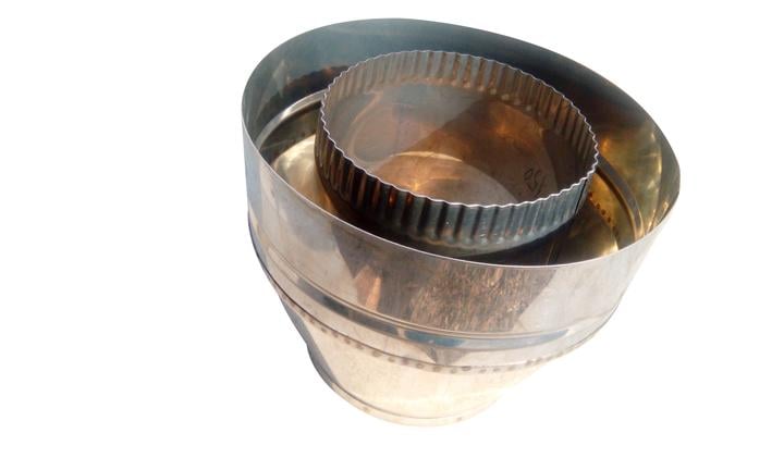 Конус закінчення для димоходу 130/200 нержавіюча сталь