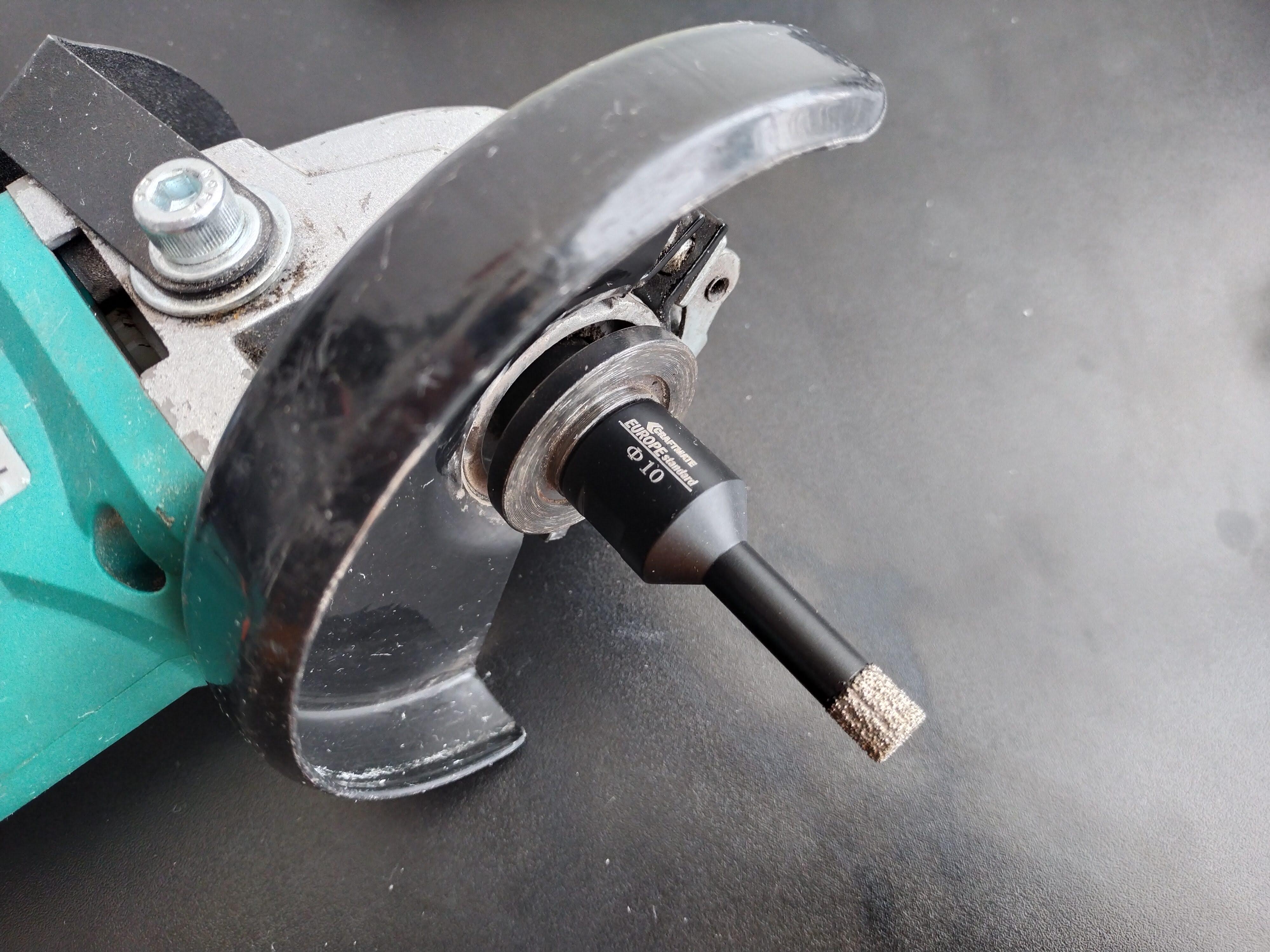 Коронка алмазная Craftmate 10 мм М14 сухое сверление для УШМ - фото 4 Коронка алмазная Craftmate 10 мм М14 сухое сверление для УШМ - фото 4