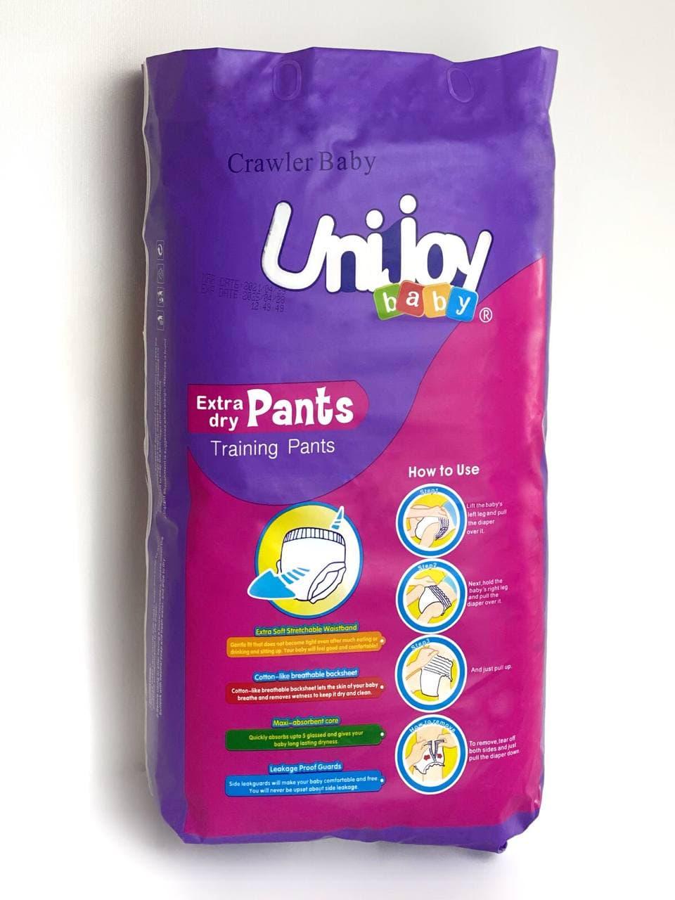 Подгузники-трусики UNIJOY Soft Pants ультратонкие органические 60 шт. М 6-9 кг (PM60) - фото 2