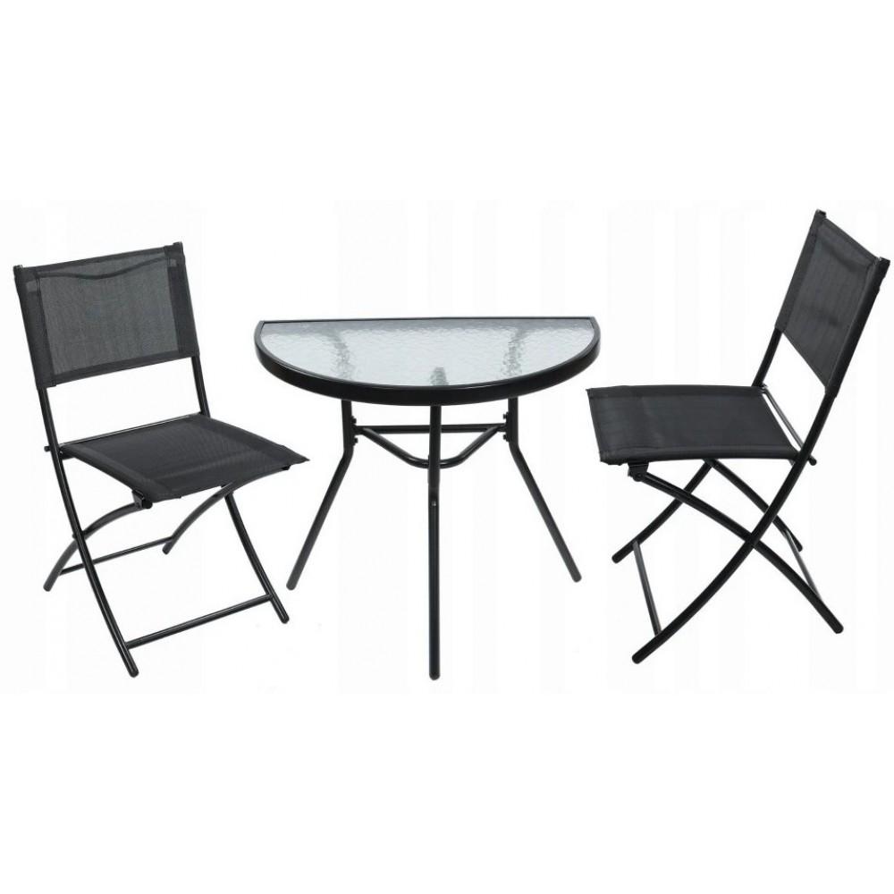 Стол и 2 кресла Bonro B-1355 для балкона террасы сада (42400963)