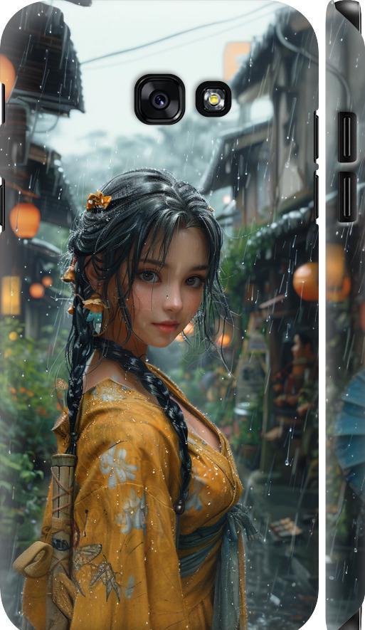 Чехол на Samsung Galaxy A7 (2017) Anime-girl (6133m-445-42517)