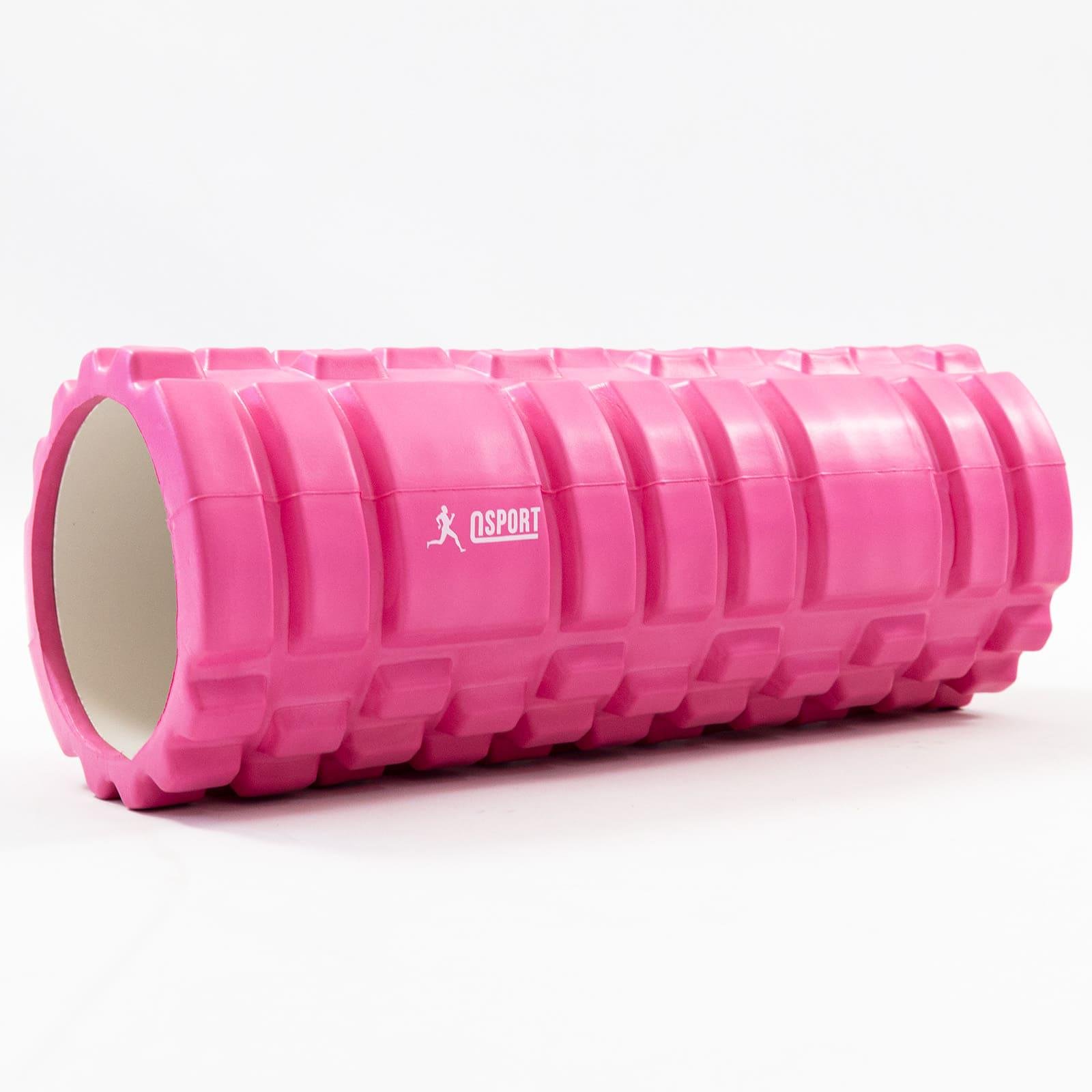 Ролик массажный OSPORT 33х14 см Розовый (MS 0857)