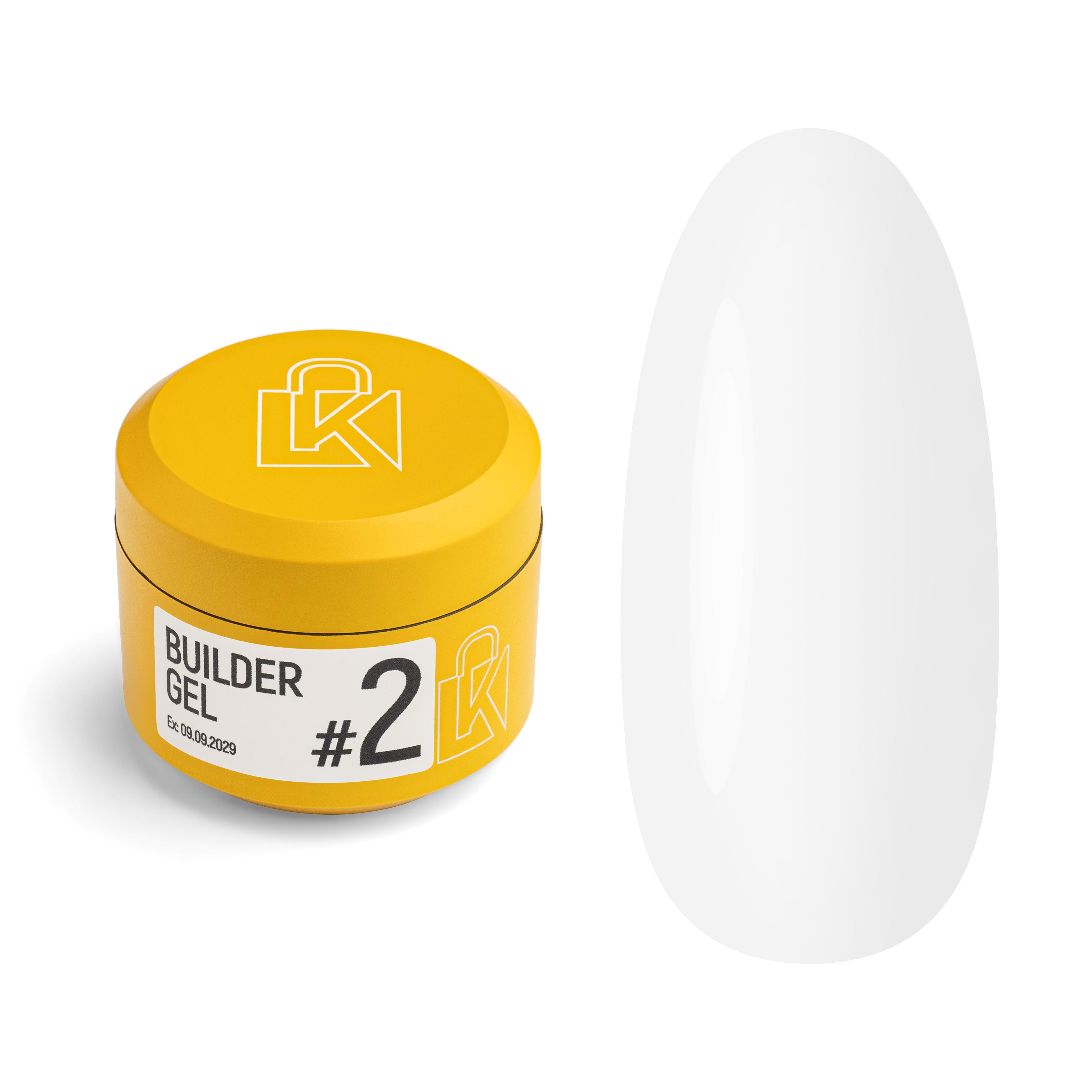 Гель для наращивания Kupiuviti Builder Gel №02 30 мл