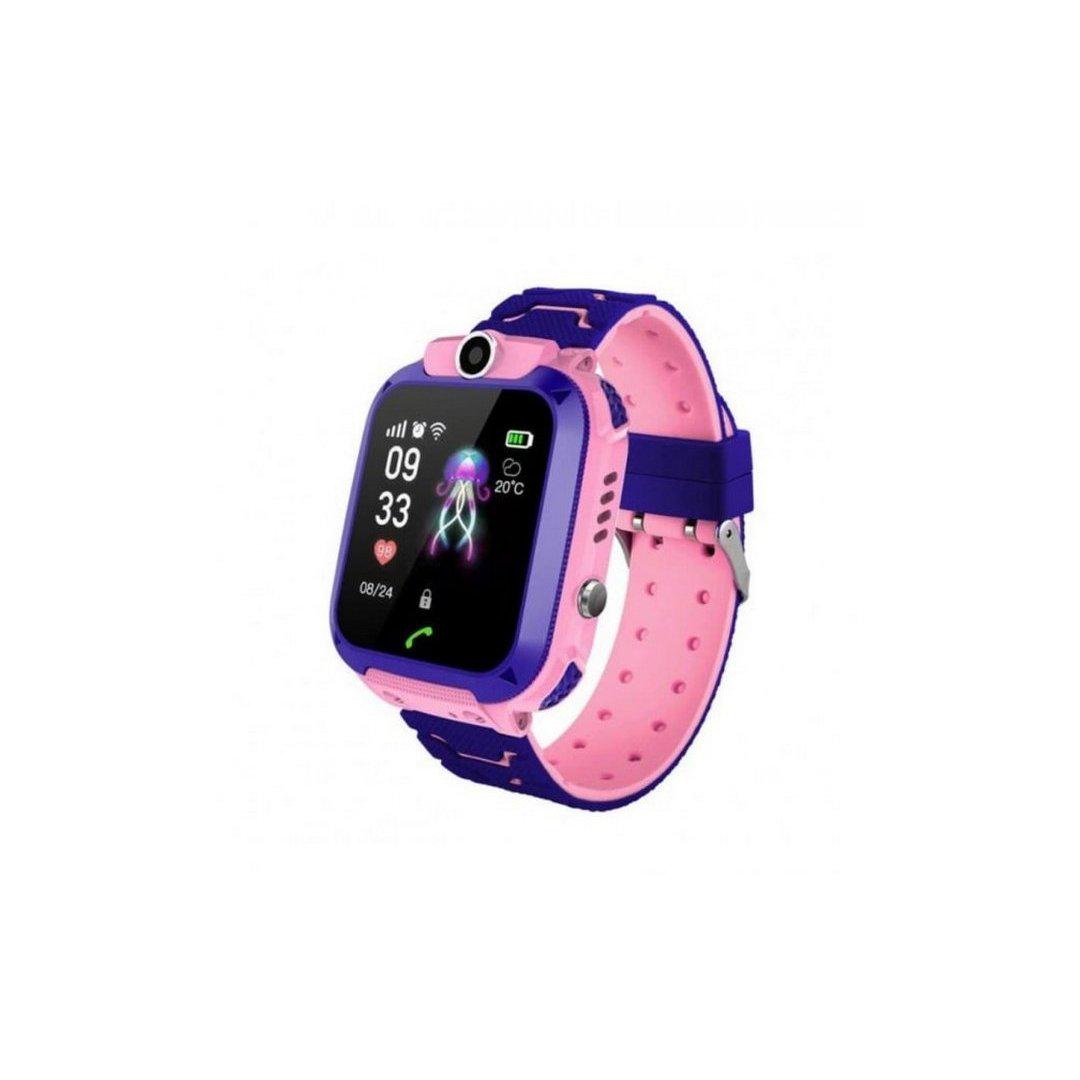 Дитячий смарт-годинник Smart Watch Q12 з GPS та вологозахистом IP67 Рожевий