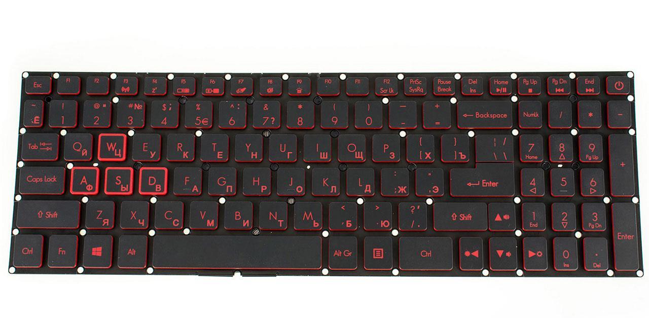 Клавиатура для ноутбука Acer Nitro AN515-41 с подсветкой клавиш (NK.I1513.062)