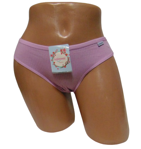 Трусы женские Kokowei 2343 в рубчик 2XL Сиреневый (2174502486)