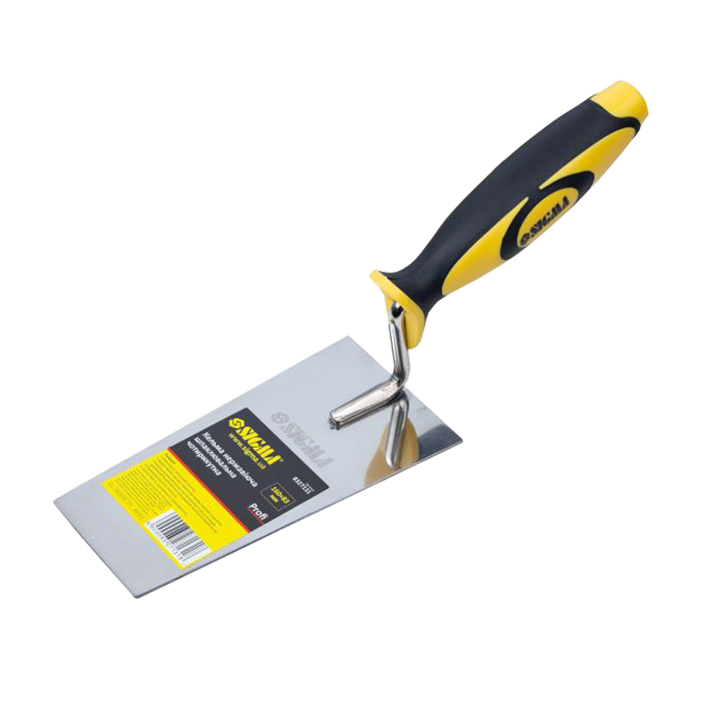 Кельма чотирикутна Profi з нержавіючої сталі 160х83 мм (55861)