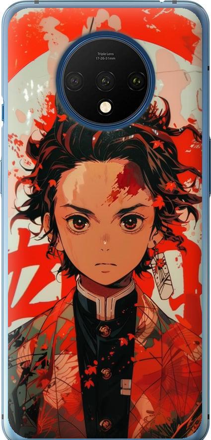 Чехол на OnePlus 7T Тандзиро Камадо (6131u-1809-42517)
