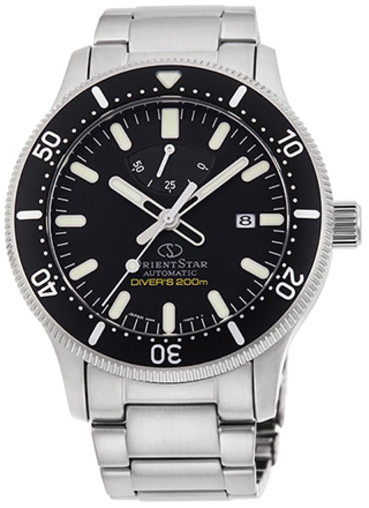 Наручные часы мужские Orient Star RE-AU0301B00B со стальным корпусом/сапфировым стеклом WR 200 м Черный (3124788944)