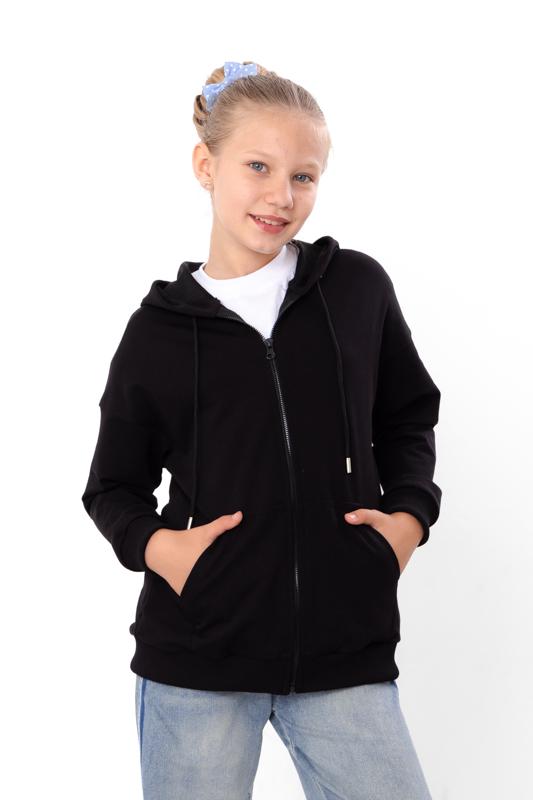 Худі для дівчинки підлітковий Носи Своє 170 см Чорний (6395-057-2-1)