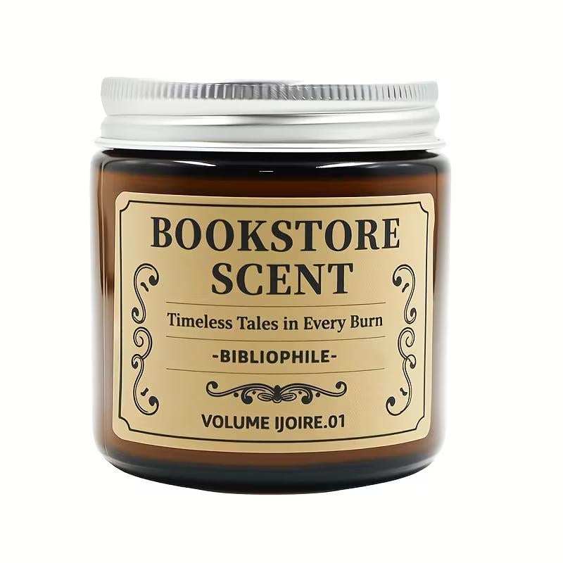 Аромасвечка Bookstore Scent Bibliophile соевая 100 г (37242428)