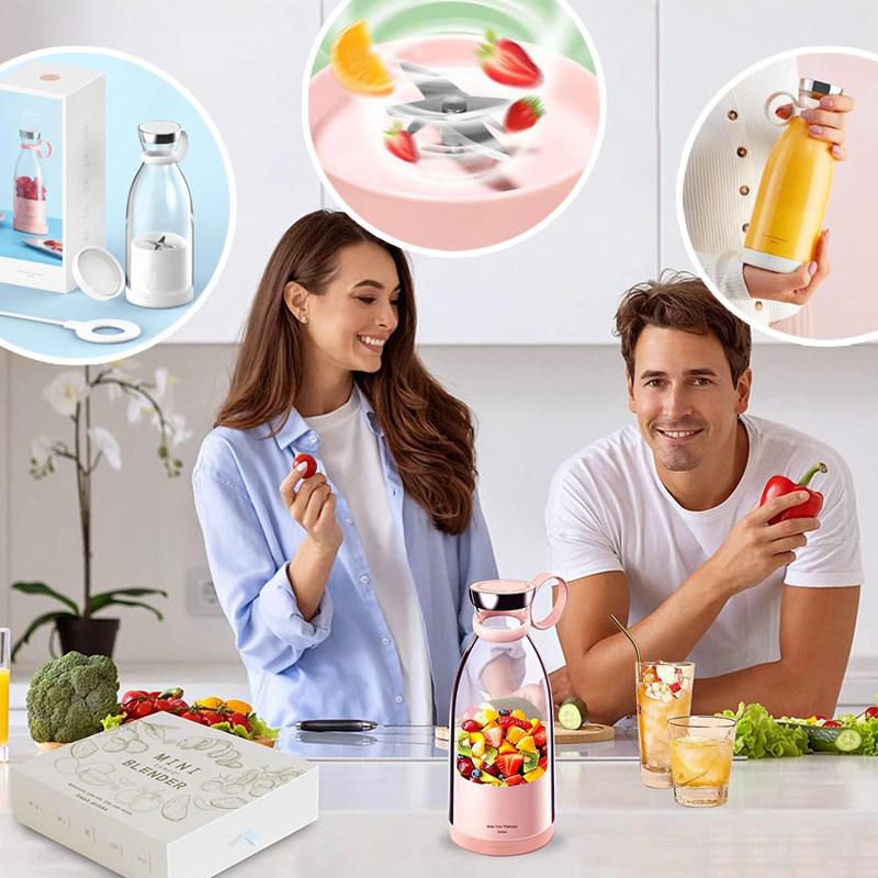 Блендер портативний у пляшці Mini Juicer - фото 5 Блендер портативний у пляшці Mini Juicer - фото 5