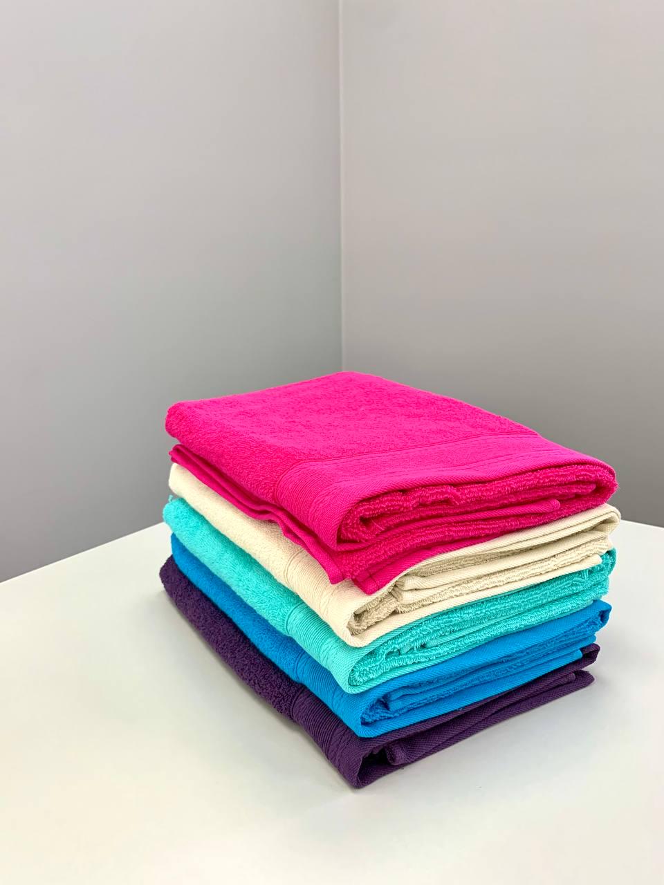 Полотенце махровое с бордюром 400г/м2 70х140 см Фуксия (9891545) - фото 5 Полотенце махровое с бордюром 400г/м2 70х140 см Фуксия (9891545) - фото 5