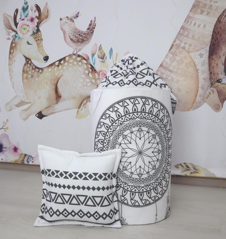 Вігвам для дітей Альбатрос з матрацом і подушками з кошиком для білизни - фото 9 Вігвам для дітей Альбатрос з матрацом і подушками з кошиком для білизни - фото 9