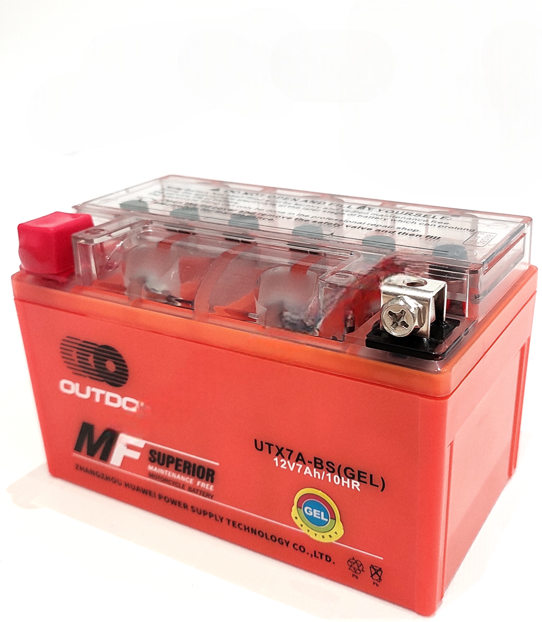 Акумулятор гелевий Outdo 12V 7Ah YTX7A-BS 150-85-95 мм Gel 2022 (1722948513)