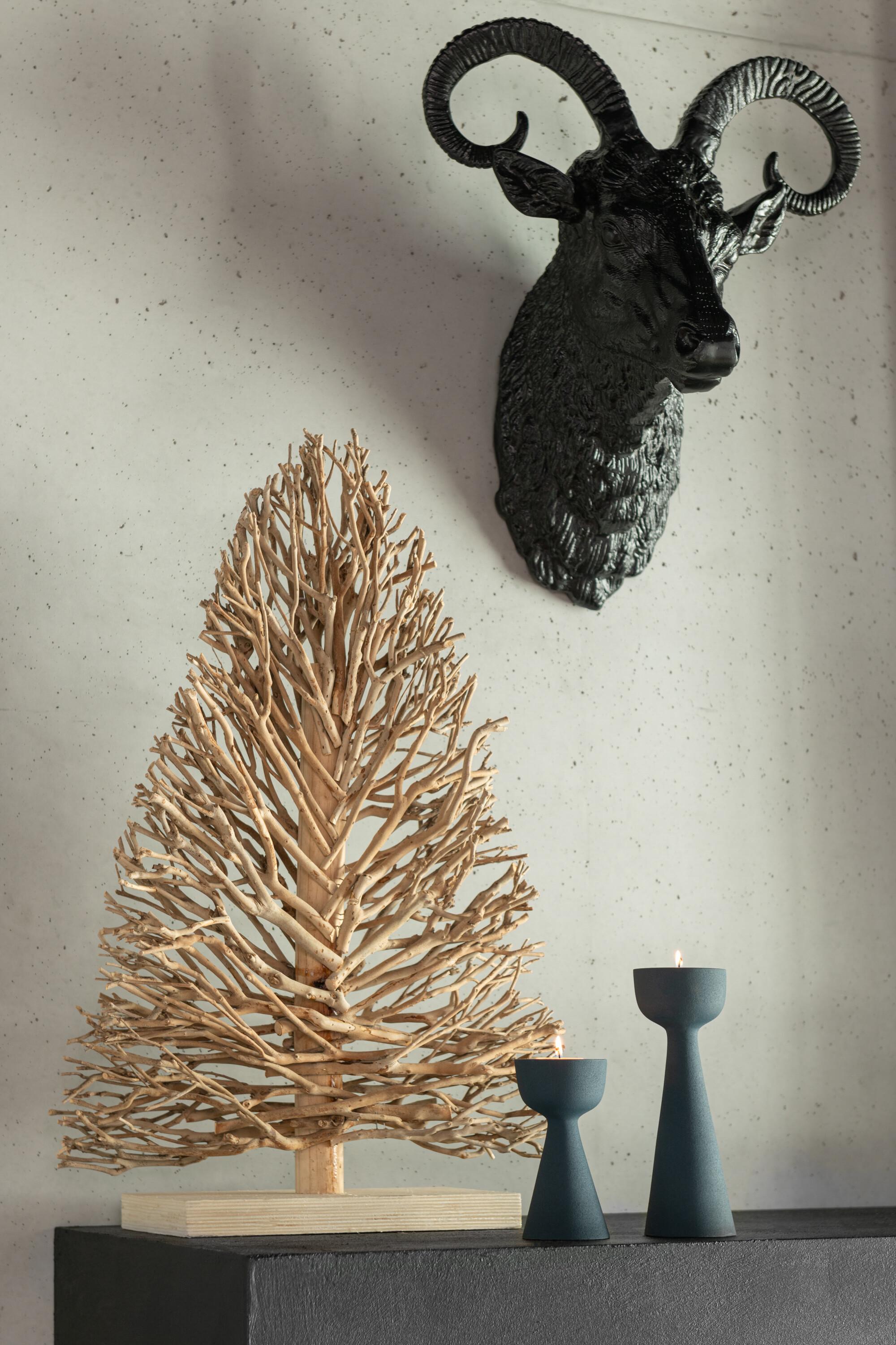 Ялинка дерев'яна плоска J-LINE ручна робота 70 см